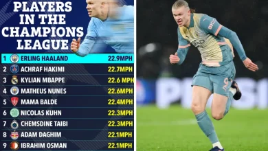سریعترین بازیکنان لیگ قهرمانان اروپا در فصل جدید؛ هالند در صدر 9 سریعترین بازیکنان لیگ قهرمانان اروپا در فصل جدید؛ هالند در صدر