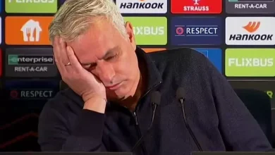 خوابیدن ژوزه مورینیو در کنفرانس مطبوعاتی! 4 خوابیدن مورینیو در کنفرانس مطبوعاتی!