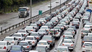 وضعیت ترافیکی تهران؛ بار ترافیک سنگین در بزرگراههای اصلی 2 وضعیت ترافیکی تهران؛ بار ترافیک سنگین در بزرگراههای اصلی