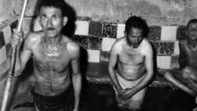 حمام مجانی 80 سال پیش؛ مجهز به دستگاه دفع شپش با ۲۹ دلاک مرد و زن! +عکس