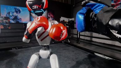 رقابت رباتهای انساننما در مسابقه مشتآهنین یونیتری 8 رقابت رباتهای انساننما در مسابقه مشتآهنین یونیتری