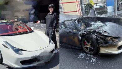 فراری 458 اسپایدر پس از 10 سال پسانداز در کمتر از یک ساعت سوخت و نابود شد+عکس 9 فراری 458 اسپایدر پس از 10 سال پسانداز در کمتر از یک ساعت سوخت و نابود شد+عکس