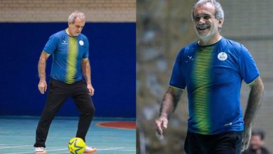 دیدار دوستانه فوتبال با حضور رئیسجمهور و وزرای کابینه 3 دیدار نمادین فوتبال میان تیم کارگری و پیشکسوتان ایران با حضور مسعود پزشکیان رئیسجمهور و مقامات دولتی آغاز هفته کار و کارگر را گرامی داشت.