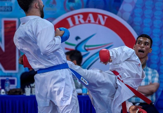 مرتضی نعمتی به مدال نقره کاراته آسیا رسید