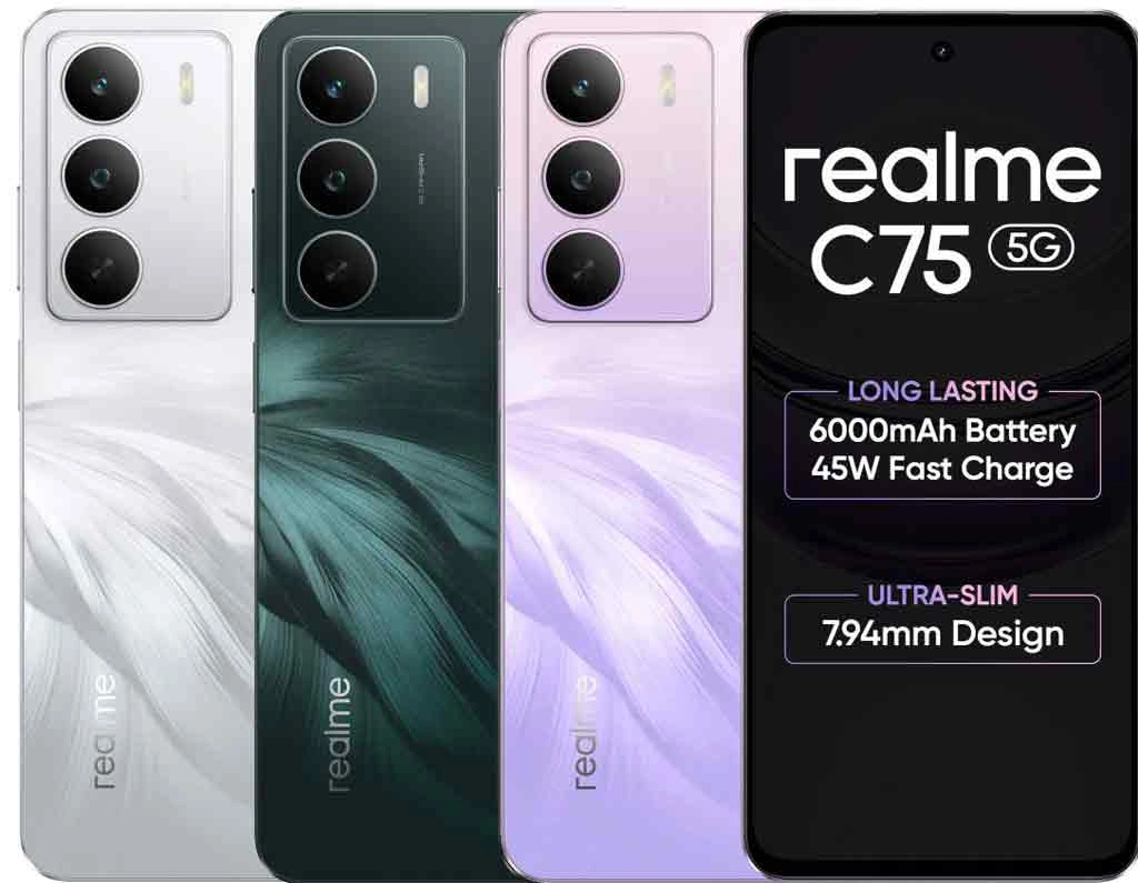مشخصات گوشی C75 5G ریلمی + قیمت و تصاویر 2 مشخصات گوشی C75 5G ریلمی