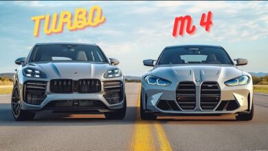 رقابتی نفس‌گیر: شاسی‌بلند 2.5 تنی پورشه در برابر بی‌ام‌و M4 + فیلم