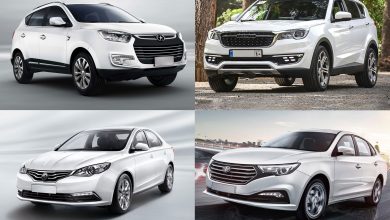 لیست قیمتی خودروهای چینی از 300 تا 500 میلیون تومان +جدول