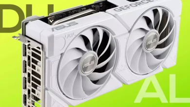 رونمایی ایسوس از نخستین کارت‌های گرافیک سفید RTX 50: TUF و PRIME با طراحی مینیمال