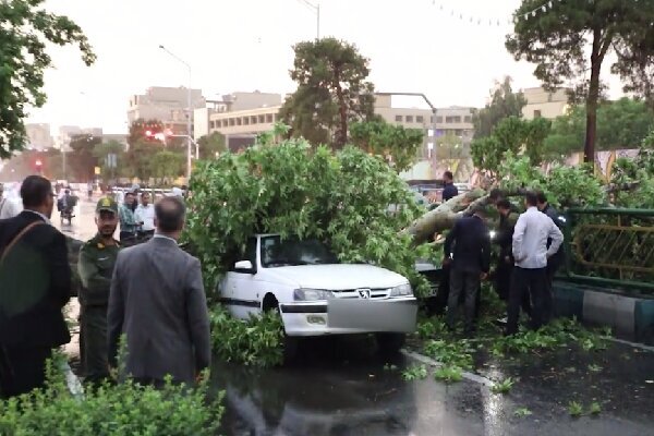 نحوه دریافت خسارت طوفان تهران چگونه است؟ 2 خسارت طوفان به خودروها در تهران