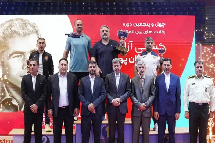 قهرمانی ایران در کشتی آزاد جام تختی