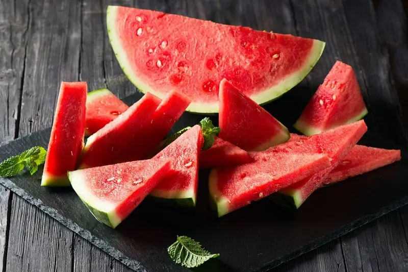 خوردن پنیر با هندوانه