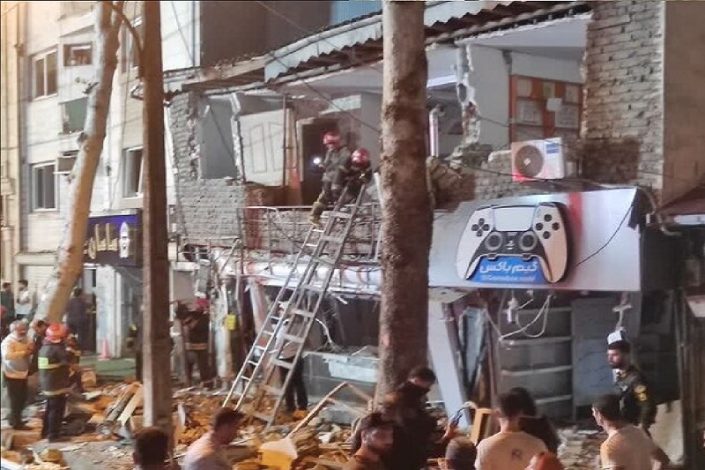 انفجار وحشتناک یک مغازه طلافروشی در رشت