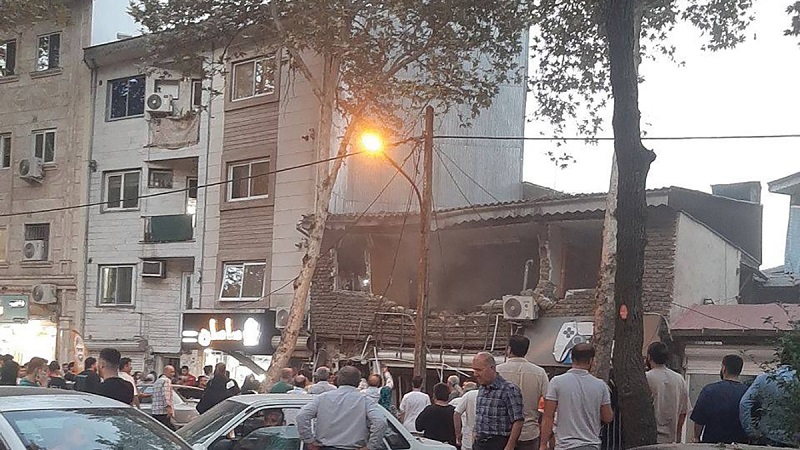 انفجار وحشتناک یک مغازه طلافروشی در رشت
