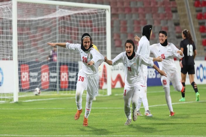 صعود تیم ملی زنان ایران به جام ملت ها