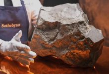 حراج بزرگترین شهاب سنگ مریخی در نیویورک
