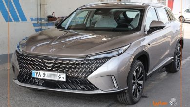 رووی ERX5 کراس اوور وارداتی پارس خودرو پلاک شد
