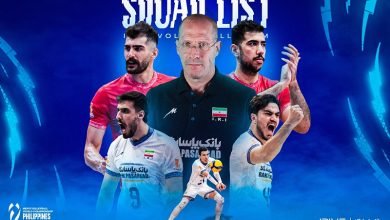 لیست تیم والیبال ایران برای قهرمانی جهان