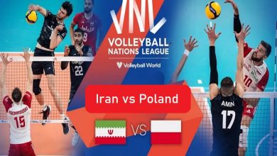 پخش زنده والیبال ایران و لهستان 25 تیر 1404