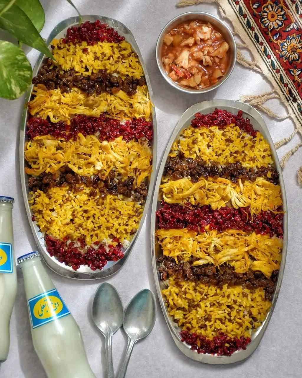 طرز تهیه عدس پلو با مرغ مجلسی و خوشمزه