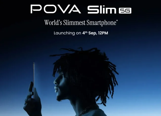 تکنو Pova Slim 5G؛ باریکترین گوشی هوشمند دنیا در راه است 1 تکنو Pova Slim 5G؛ باریکترین گوشی هوشمند دنیا در راه است