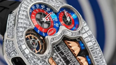 ترکیب جواهرات و مهندسی؛ معرفی ساعت نایاب Bugatti Baguette با موتور V16 مینیاتوری 1 ترکیب جواهرات و مهندسی؛ معرفی ساعت نایاب Bugatti Baguette با موتور V16 مینیاتوری