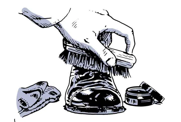 راهنمای تصویری نگهداری از کفش‌ های چرمی