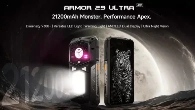 معرفی Ulefone Armor 29 Ultra با باتری ۲۱۲۰۰mAh و تراشه دایمنسیتی ۹۳۰۰