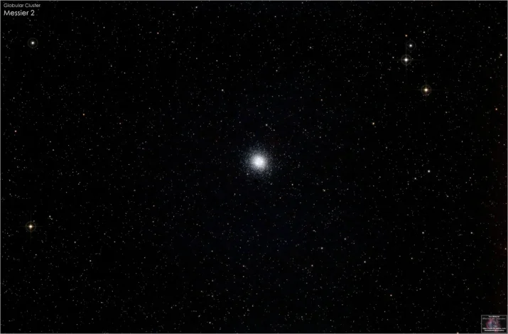 فرصت رصد خوشه کروی Messier 2 در صورت فلکی دلو