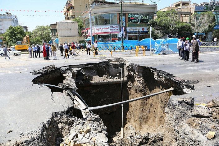 آمار وحشتناک فرونشست تهران 1 آمار وحشتناک فرونشست تهران