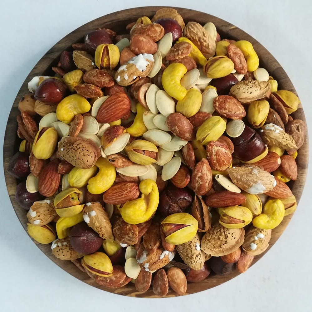 اجزای آجیل مخلوط