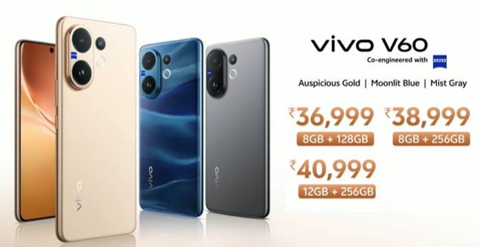ویوو V60 با دوربین قدرتمند و باتری غولپیکر از راه رسید +تصاویر و قیمت 7 گوشی ویوو V60