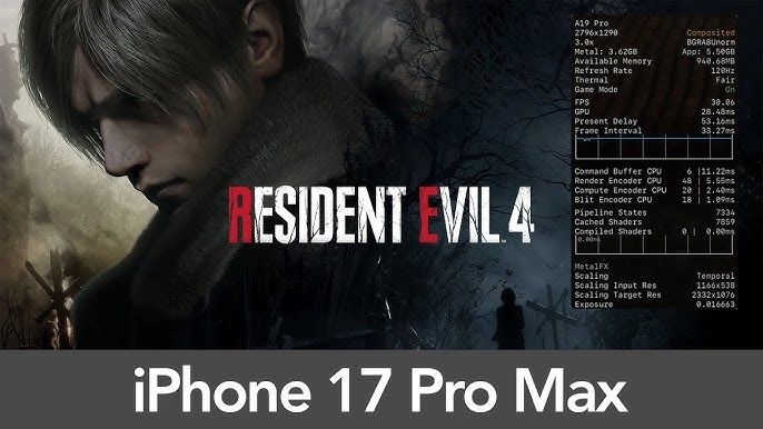 قدرت‌نمایی آیفون ۱۷ در اجرای بازی‌ها Resident Evil 4 Remake؛ تجربه‌ای فراتر از نسل‌های قبل