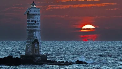 آژانس فضایی ناسا در وب‌سایت رسمی خود، عکسی از غروب آفتاب بر فراز جزیره ساردینیا در غرب ایتالیا منتشر کرده تا به پیش‌وار خسوف بامداد فردا برود.