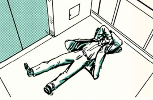 آموزش تصویری نجات از آسانسور در حال سقوط