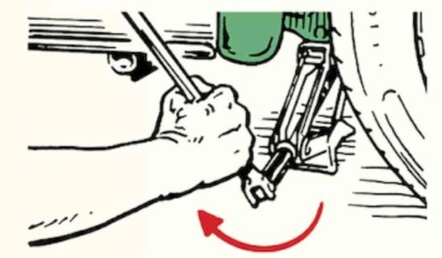 آموزش تصویری تعویض لاستیک پنچر خودرو 4 آموزش تصویری تعویض لاستیک پنچر خودرو