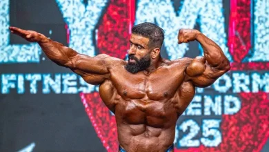  تشویق‌های کرکننده هواداران هادی چوپان در لحظه اعلام قهرمانی لانسفورد در مستر المپیا+ فیلم