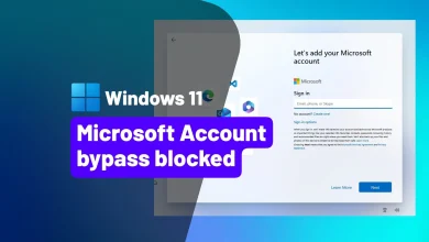 مایکروسافت راههای دور زدن حساب کاربری را در ویندوز ۱۱ مسدود کرد 5 مایکروسافت راههای دور زدن حساب کاربری را در ویندوز ۱۱ مسدود کرد