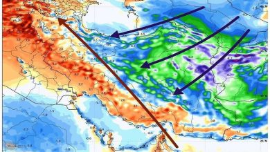 کاهش نسبی دما در 7 استان شمالی از امروز 9 کاهش نسبی دما در 7 استان شمالی از امروز