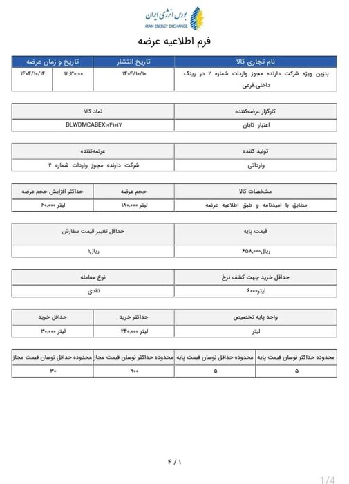 قیمت بنزین سوپر وارداتی به نرخ قبل بازگشت 2 قیمت بنزین سوپر وارداتی