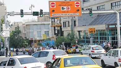 تعرفه های طرح ترافیک تهران در سال 1405