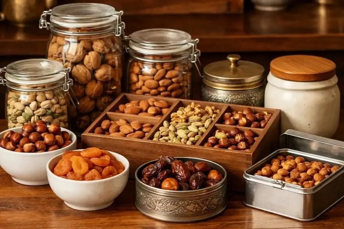 بهترین ظروف نگهداری آجیل و مغزیجات