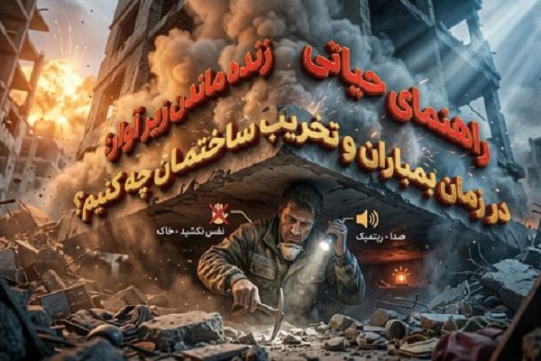 راهنمای زنده ماندن زیر آوار بمباران هوایی +اینفوگرافی 1 راهنمای زنده ماندن زیر آوار بمباران هوایی