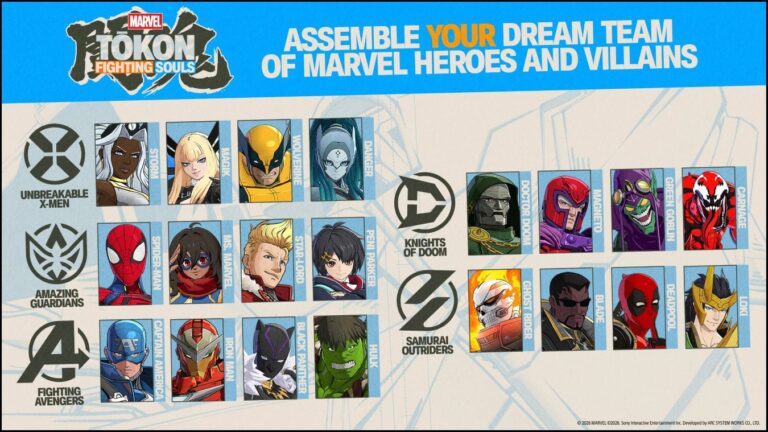 تاریخ عرضه نسخه بتا بازی Marvel Tokon: Fighting Souls
