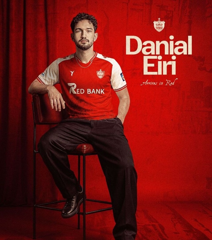 پرسپولیس رسما از دانیال ایری رونمایی کرد