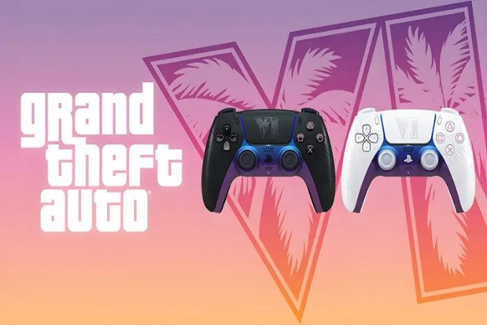 سونی از کنترلر پلی استیشن با طرح GTA 6 رونمایی کرد +ویدیو 1 سونی از کنترلر پلی استیشن با طرح GTA 6 رونمایی کرد